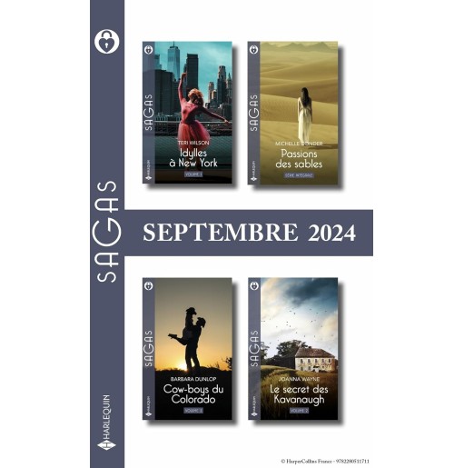 Pack harlequin sagas septembre 2024