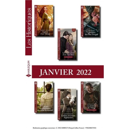 Pack harlequin historiques Janvier 22